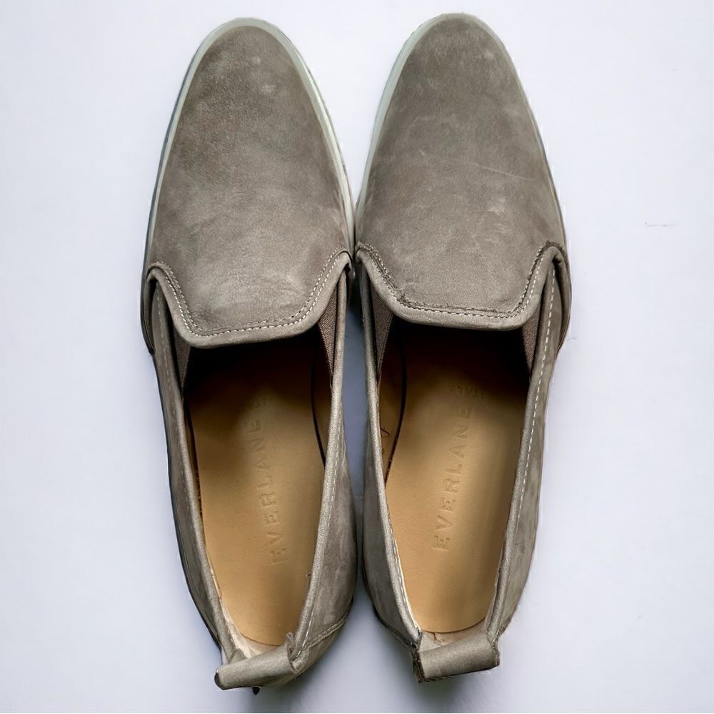 Everlane Nubuck Street Shoe Loafers Slip On Beige Size 6.5 - Picture 9 of 10